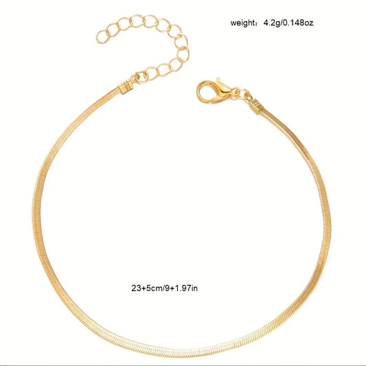 Minimalist Gold Anklet
