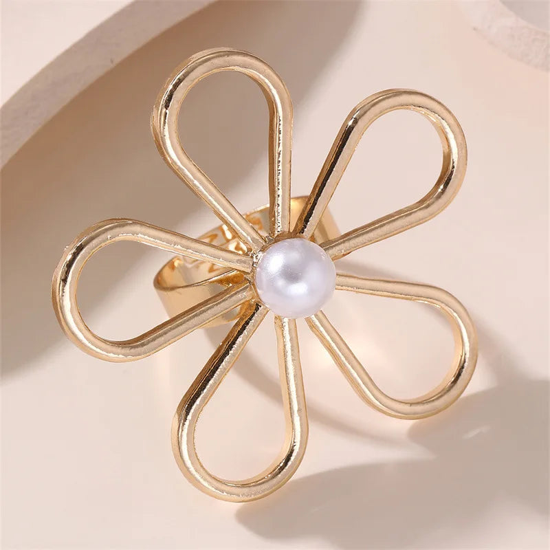 Pearl Statement Rings