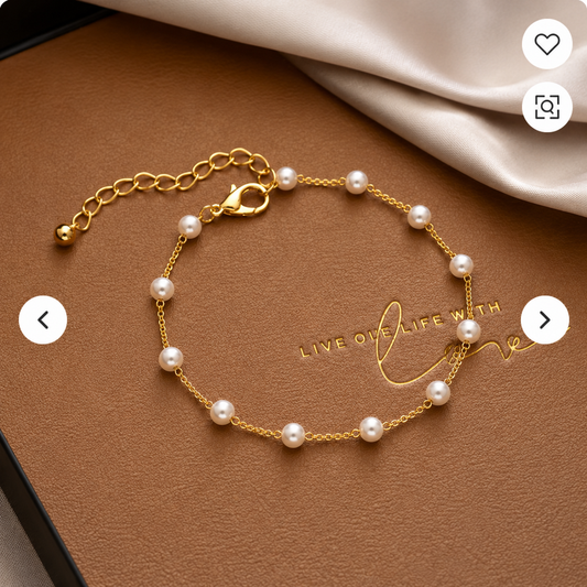 Pearl Chain Bracelet