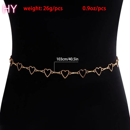 Heart Charm Waist Chain