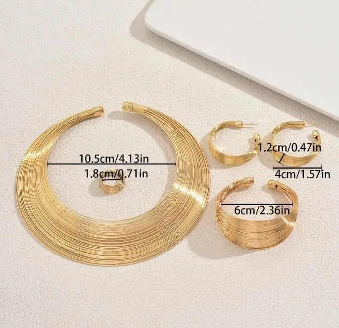 Luxe Gold Statement Set