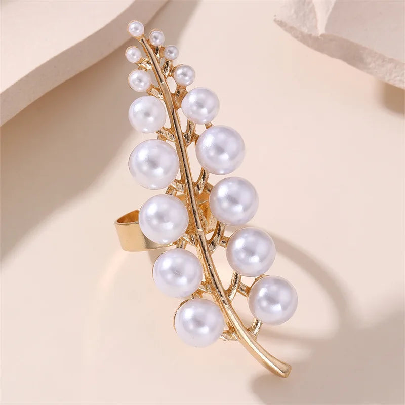 Pearl Statement Rings