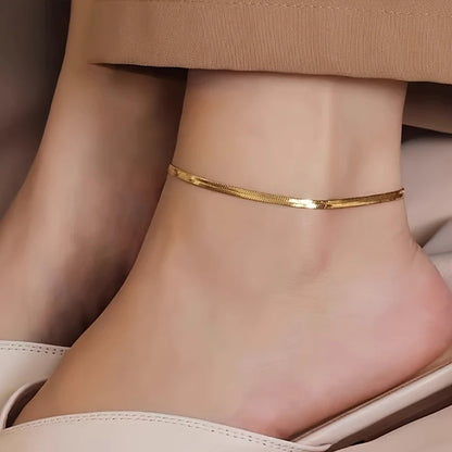 Minimalist Gold Anklet