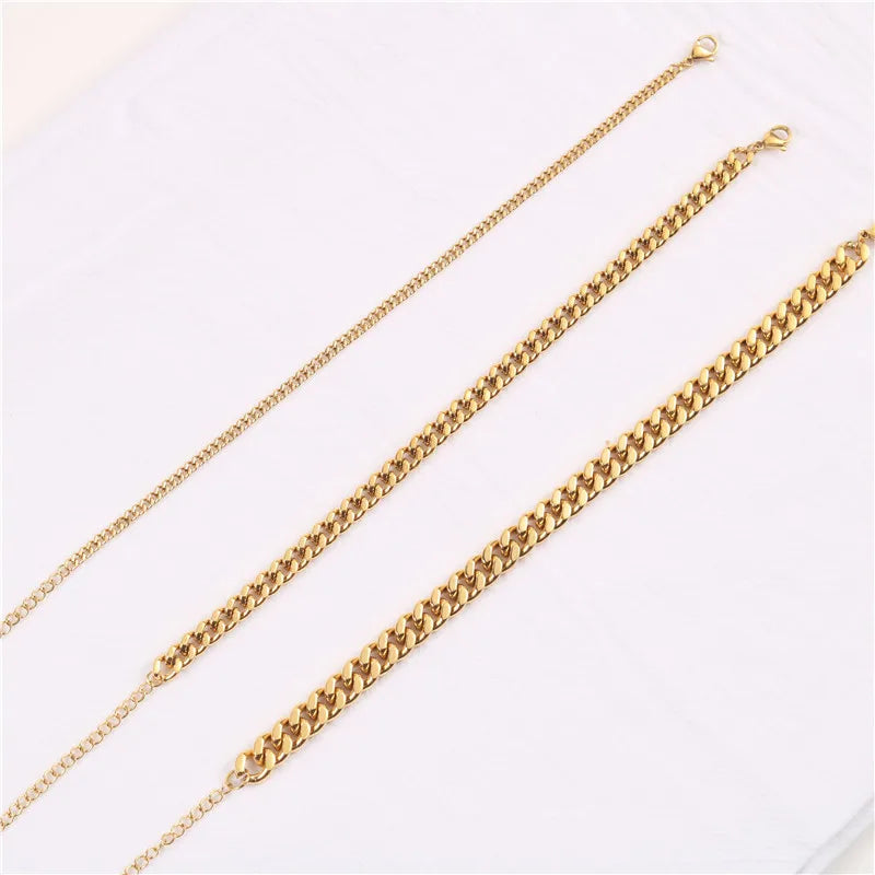 Layered Chain Anklet