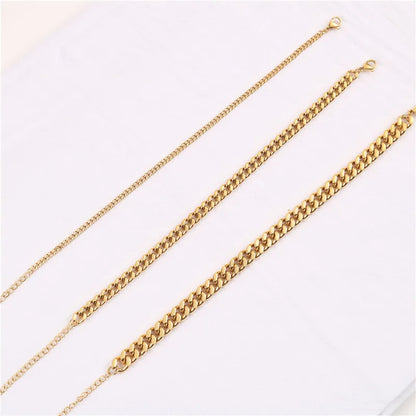 Layered Chain Anklet